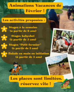 VACANCE FEVRIER 2026